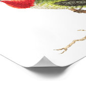  Hummingbird Illustratie Poster (Hoek)