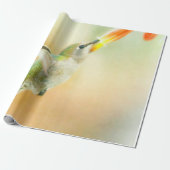 Hummingbird in Early Morning light Cadeaupapier (Uitgerold)
