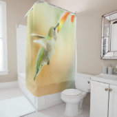 Hummingbird in Early Morning light Douchegordijn (In situ)