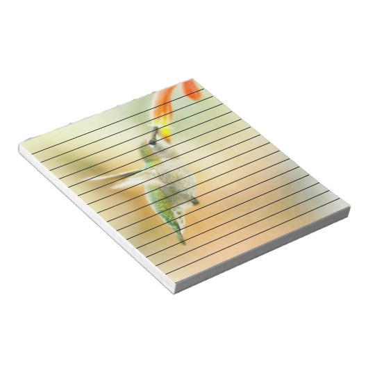 Hummingbird in Early Morning light Notitieblok (Schuin)