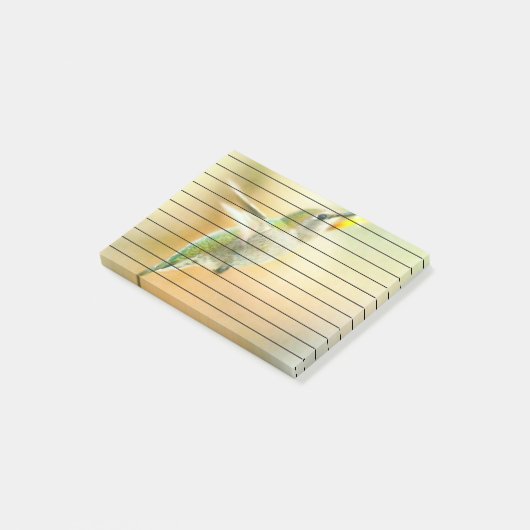 Hummingbird in Early Morning light Post-it® Notes (Schuin)