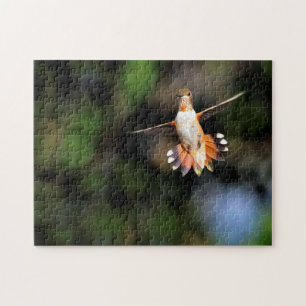 Hummingbird in Flight Jigzaag Puzzle Legpuzzel