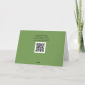 Hummingbird in Flight Note Kaart (Achterkant)