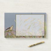 Hummingbird in Grasses Blue Sky Post-it® Notes (Op bureau)