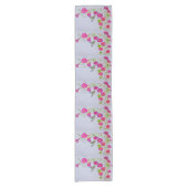 Hummingbird in Pink Table Runner Korte Tafelloper (Voorkant)