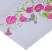 Hummingbird in Pink Table Runner Korte Tafelloper (Hoek)