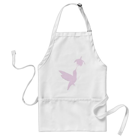 Hummingbird in Silhouette Standaard Schort (Voorkant)