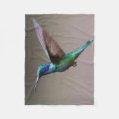 Hummingbird in vlucht fleece deken (Voorkant)