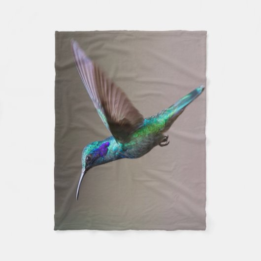 Hummingbird in vlucht fleece deken (Voorkant)
