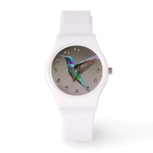 Hummingbird in vlucht horloge