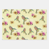 Hummingbird in vlucht inpakpapier vel (Voorkant 3)