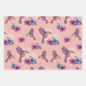 Hummingbird in vlucht inpakpapier vel (Voorkant)