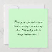 Hummingbird in vlucht kaart (Achterkant)