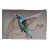 Hummingbird in vlucht kussensloop (Achterkant)