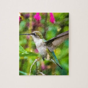 Hummingbird in vlucht legpuzzel