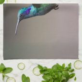 Hummingbird in vlucht theedoek (Gevouwen)