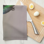 Hummingbird in vlucht theedoek (Quarter Fold)