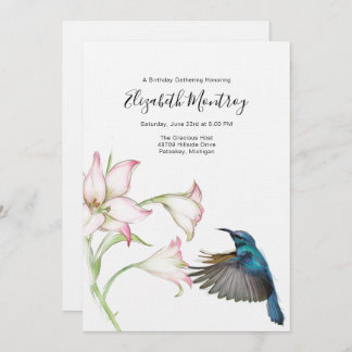 Hummingbird Invitation Kaart