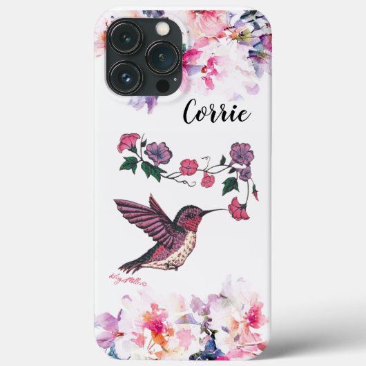 Hummingbird iPhone Case (Achterkant)