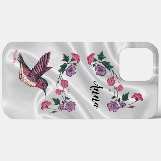Hummingbird iPhone Case (Achterkant (horizontaal))