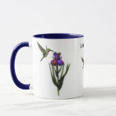 Hummingbird Iris Flower Mok (Links)