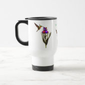 Hummingbird Iris Flower Personalized Reisbeker (Links)