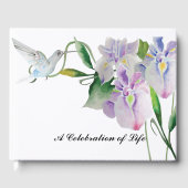 Hummingbird & Iris gastenboek (Voorkant)