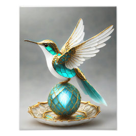 Hummingbird Island Lemurian Continental Guardian Foto Afdruk