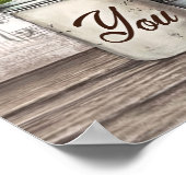 Hummingbird Je bent mijn zonneschijntje voor het o Poster (Hoek)