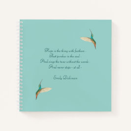 Hummingbird Journal met Emily Dickinson Quote Notitieboek