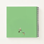 Hummingbird Journal met Emily Dickinson Quote Notitieboek (Achterkant)