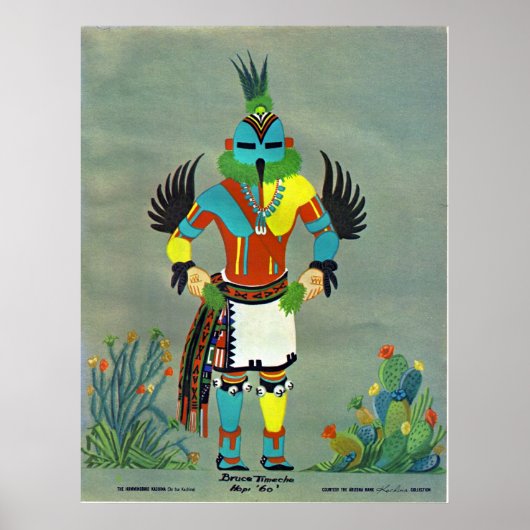 "Hummingbird" kachina Poster (Voorkant)