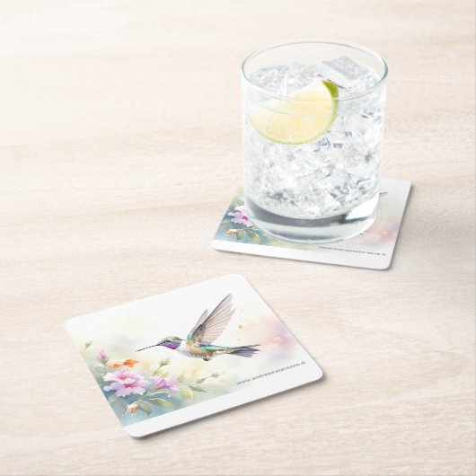 Hummingbird Kartonnen Onderzetters (Insitu)