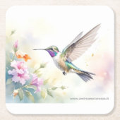 Hummingbird Kartonnen Onderzetters (Voorkant)