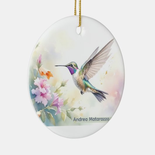 Hummingbird Keramisch Ornament (Rechts)