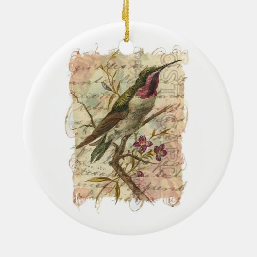  Hummingbird Keramisch Ornament (Achterkant)