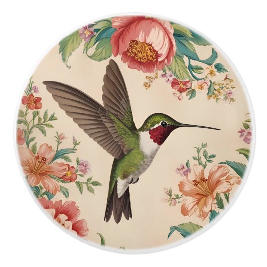  Hummingbird Keramische Knop (Voorkant)