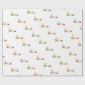 Hummingbird kerstaking cadeaupapier (Vlak)