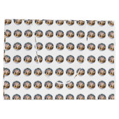 Hummingbird Kerstcadeau Tas Groot Cadeauzakje (Achterkant)