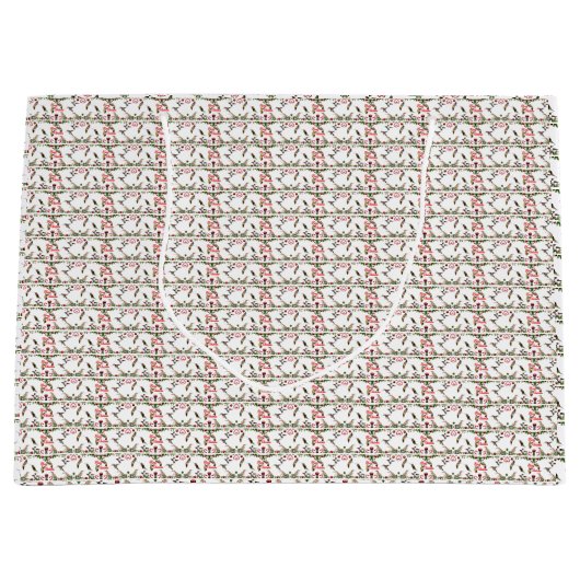 Hummingbird Kerstcadeau Tas Groot Cadeauzakje (Voorkant)