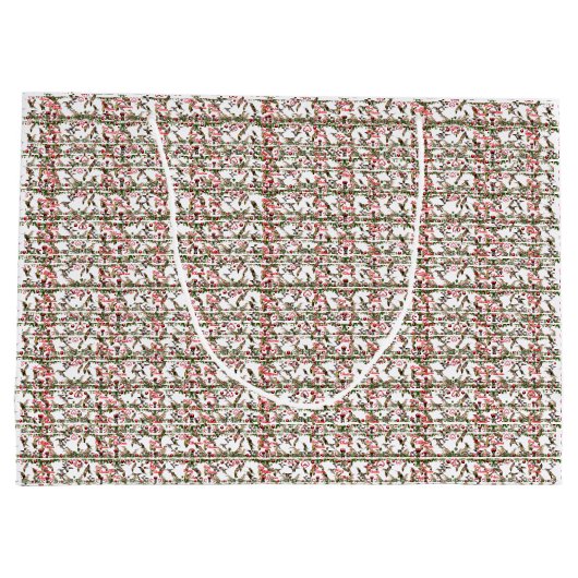 Hummingbird Kerstcadeau Tas Groot Cadeauzakje (Achterkant)