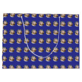 Hummingbird Kerstcadeau Tas Groot Cadeauzakje (Achterkant)