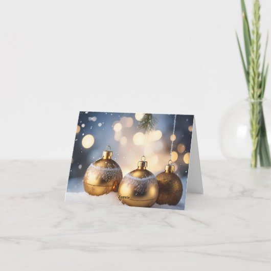 Hummingbird kerstkaart kaart (Achterkant)