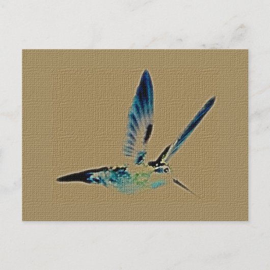 Hummingbird King Briefkaart (Voorkant)