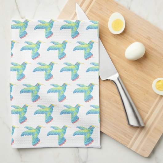 Hummingbird Kitchen Towel Theedoek (Quarter Fold)