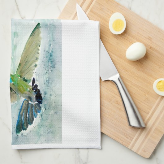 Hummingbird Kitchen Towel Theedoek (Quarter Fold)