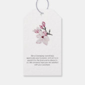 Hummingbird Klantenservice Bedankkaartjes Cadeaulabel (Achterkant)