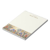 Hummingbird Klimt Style Personalized Custom Name Notitieblok (Linkerzijde)