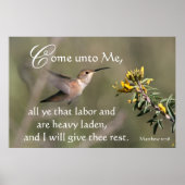 Hummingbird komt naar Jezus Print (Voorkant)