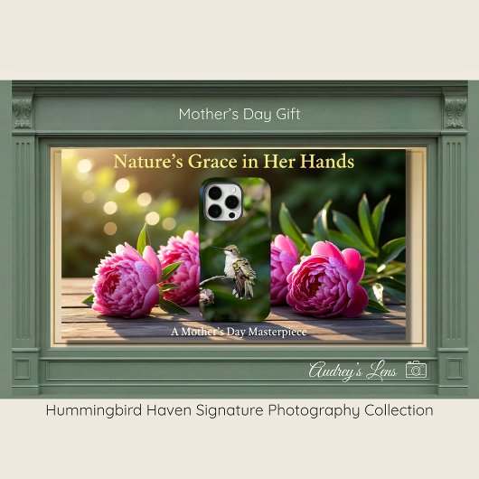 Hummingbird Kunst Kunststof Hoestel Moederdag Case-Mate iPhone Case